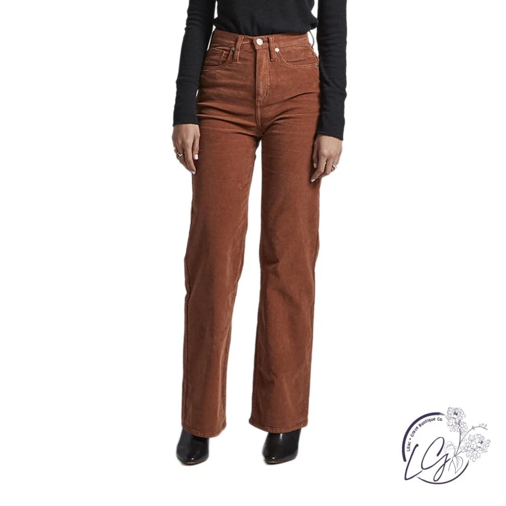 SILVER HIGHLY DESIRABLE CORDUROY TROUSERS